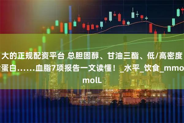 大的正规配资平台 总胆固醇、甘油三酯、低/高密度脂蛋白……血脂7项报告一文读懂！_水平_饮食_mmolL